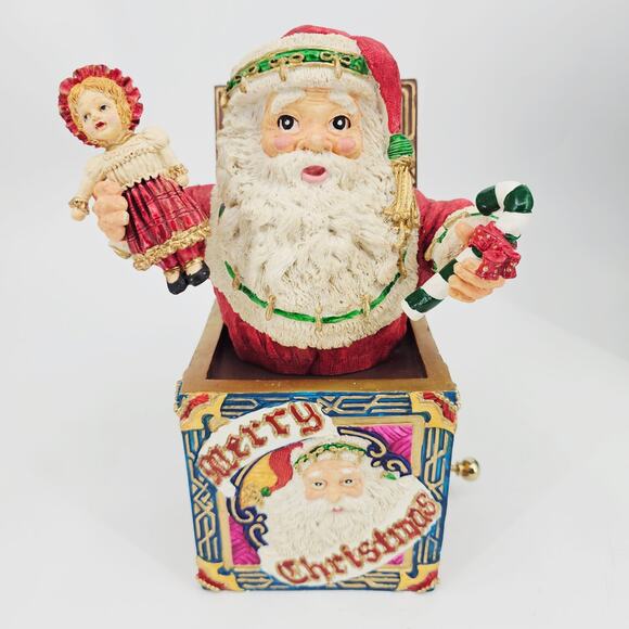 NICHOLAS MUSIC BOX 1994 HOUSE OF LLOYD CHRISTMAS AROUND THE WORLD BOX WORKING - Picture 2 of 9